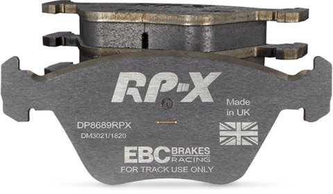 EBC Racing 08-11 Lotus Exige 1.8L Supercharged (240) RP-X Rear Brake Pads thumbnail 2