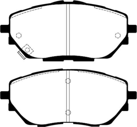EBC 17+ Toyota C-HR 2.0L Ultimax Front Brake Pads thumbnail 2