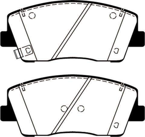 EBC 19+ Genesis G70 2.0L Turbo Ultimax Front Brake Pads thumbnail 1