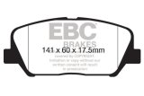 EBC 12-15 Hyundai Veloster 1.6 Turbo Yellowstuff Front Brake Pads thumbnail 5