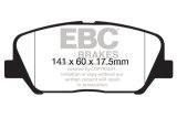 EBC 12-15 Hyundai Veloster 1.6 Turbo Yellowstuff Front Brake Pads thumbnail 6