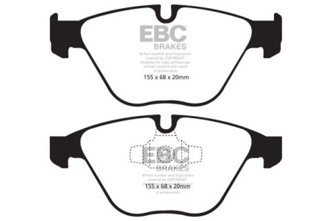 EBC 13+ BMW X1 2.0 Turbo (28i) Redstuff Front Brake Pads thumbnail 5