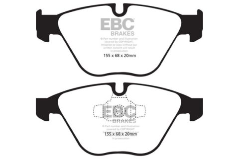 EBC 13+ BMW X1 2.0 Turbo (28i) Redstuff Front Brake Pads thumbnail 6