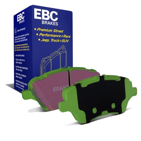 EBC 13+ Ford Fiesta 1.6 Turbo ST Greenstuff Front Brake Pads thumbnail 2
