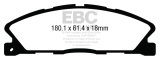 EBC 13+ Ford Taurus 3.5 Twin Turbo SHO Yellowstuff Front Brake Pads thumbnail 6