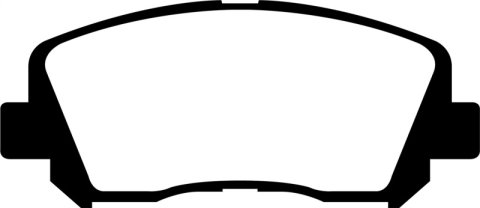 EBC 13+ Jeep Cherokee 2.4 Greenstuff Front Brake Pads thumbnail 4