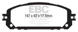 EBC 13+ Jeep Cherokee 3.2 Ultimax2 Front Brake Pads thumbnail 4
