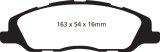 EBC 13-14 Ford Mustang 3.7 (A/T+Performance Pkg) Redstuff Front Brake Pads thumbnail 1