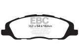 EBC 13-14 Ford Mustang 3.7 (A/T+Performance Pkg) Yellowstuff Front Brake Pads thumbnail 6
