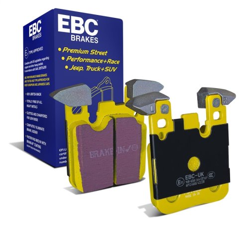 EBC 14+ BMW M3 3.0 Twin Turbo (F80) Yellowstuff Rear Brake Pads thumbnail 4