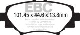 EBC 14+ Mazda 3 2.0 (Japan Build) Ultimax2 Rear Brake Pads thumbnail 4