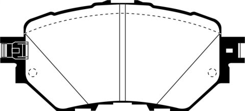 EBC 14+ Mazda 3 2.0 (Mexico Build) Redstuff Front Brake Pads thumbnail 4