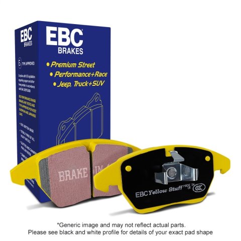 EBC 15+ Chrysler 200 2.4 Yellowstuff Rear Brake Pads thumbnail 3
