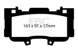 EBC 15+ Ford Mustang 2.3 Turbo Performance Pkg Redstuff Front Brake Pads thumbnail 2
