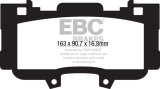 EBC 15+ Ford Mustang 2.3 Turbo Performance Pkg Redstuff Front Brake Pads thumbnail 4