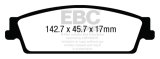 EBC 15+ Gac Yukon XL / Denali XL 1500 Extra Duty Rear Brake Pads thumbnail 2