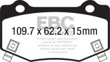 EBC 16+ Cadillac ATS-V 3.6 Twin Turbo Redstuff Rear Brake Pads thumbnail 5