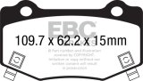 EBC 16+ Cadillac ATS-V 3.6 Twin Turbo Redstuff Rear Brake Pads thumbnail 6