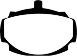 EBC 62-81 Mg MGB 1.8 Greenstuff Front Brake Pads thumbnail 1