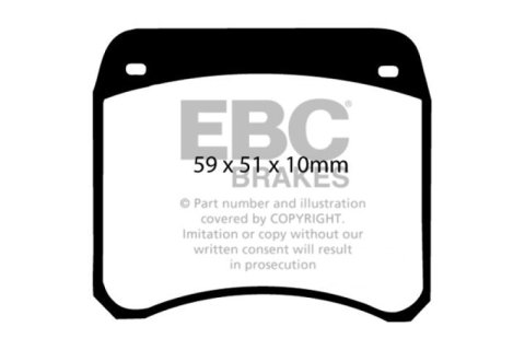 EBC 63-69 Rover Mini Cooper Greenstuff Front Brake Pads thumbnail 5