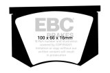 EBC 64-66 Ac Cobra 7.0 Yellowstuff Rear Brake Pads thumbnail 7