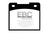 EBC 66-68 Volvo 140 1.8 Redstuff Rear Brake Pads thumbnail 7