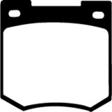 EBC 67-70 Ford Cortina 1.6 Yellowstuff Front Brake Pads thumbnail 4
