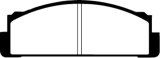 EBC 68-83 Fiat 124 1.6 Greenstuff Front Brake Pads thumbnail 1