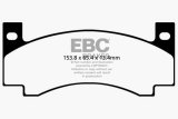 EBC 69-71 Chrysler 300 7.2 Redstuff Front Brake Pads thumbnail 5