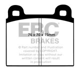 EBC 69-75 Ferrari 246 Dino 2.4 Bluestuff Front Brake Pads thumbnail 1