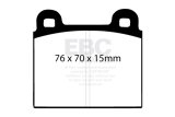 EBC 69-75 Ferrari 246 Dino 2.4 Bluestuff Front Brake Pads thumbnail 8