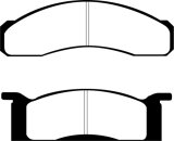 EBC 70 Ford Fairlane 4.1 Greenstuff Front Brake Pads thumbnail 1