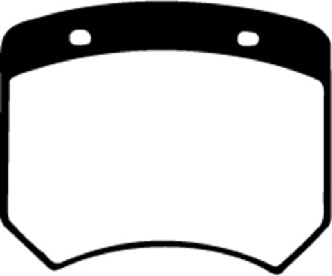 EBC 70-73 Rover Mini 1275 (10in Wheels) Greenstuff Front Brake Pads thumbnail 1