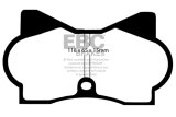 EBC 70-74 De Tomaso Pantera 5.7 Redstuff Front Brake Pads thumbnail 6