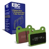 EBC 71-79 Volkswagen Beetle 1.3 (1300) Greenstuff Front Brake Pads thumbnail 1