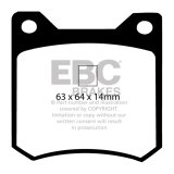 EBC 72-84 De Tomaso Pantera 5.7 GTS Yellowstuff Rear Brake Pads thumbnail 1