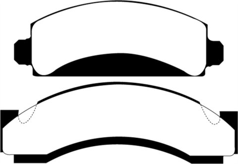 EBC 74-80 Chevrolet C30 (JB8) Greenstuff Front Brake Pads thumbnail 1