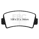 EBC 78-83 Mazda RX7 2.3 (1.1 Rotary)(Rear Drums) Ultimax2 Front Brake Pads thumbnail 1