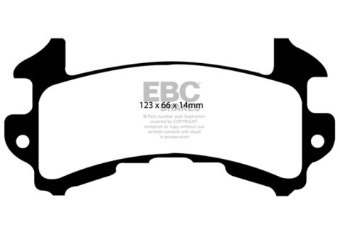 EBC 79-85 Buick Riviera (Fwd) 3.8 Turbo Ultimax2 Rear Brake Pads thumbnail 3