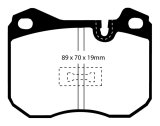EBC 79-88 Porsche 924 2.0 Turbo Yellowstuff Front Brake Pads thumbnail 1