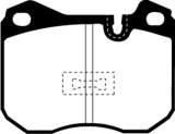 EBC 79-88 Porsche 924 2.0 Turbo Yellowstuff Front Brake Pads thumbnail 4