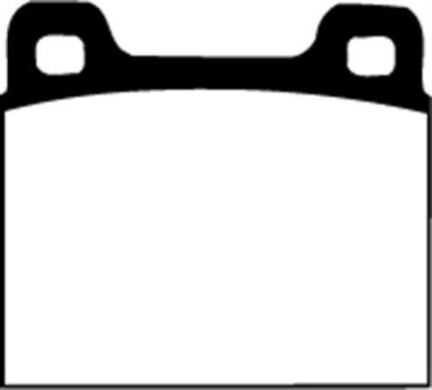EBC 82-89 Maserati Biturbo 2.5 Twin Turbo Ultimax2 Rear Brake Pads thumbnail 2