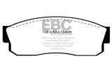 EBC 83-86 Nissan Pulsar 1.5 Turbo Greenstuff Front Brake Pads thumbnail 2