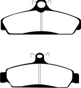 EBC 83-87 Chevrolet Corvette (C4) 5.7 Yellowstuff Front Brake Pads thumbnail 2