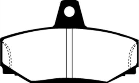 EBC 83-90 Volvo 760 2.3 Turbo (ABS) (Girling) Greenstuff Rear Brake Pads thumbnail 5