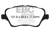 EBC Racing 12-17 Ford Fiesta ST (Mk7) RP-X Front Brake Pads thumbnail 3