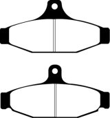 EBC 85-88 Chevrolet Camaro (3rd Gen) 2.8 (Performance Package) Ultimax2 Rear Brake Pads thumbnail 1