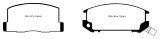 EBC 85-90 Toyota MR2 1.6 Yellowstuff Rear Brake Pads thumbnail 1