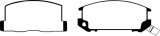 EBC 85-90 Toyota MR2 1.6 Yellowstuff Rear Brake Pads thumbnail 8