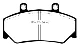 EBC 85-93 Volvo 740 2.1 (Bendix) Yellowstuff Front Brake Pads thumbnail 1